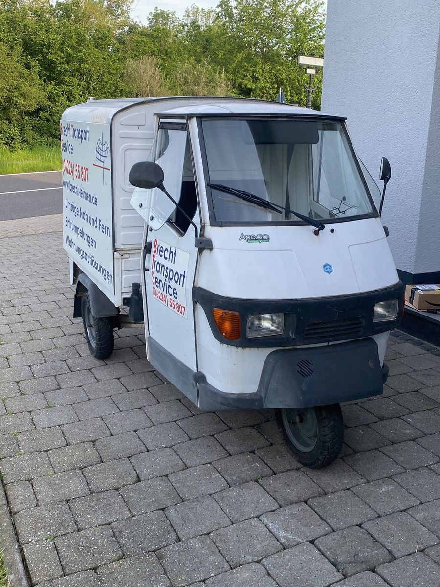 Piaggio Ape im Kaufzustand vor der Restauration